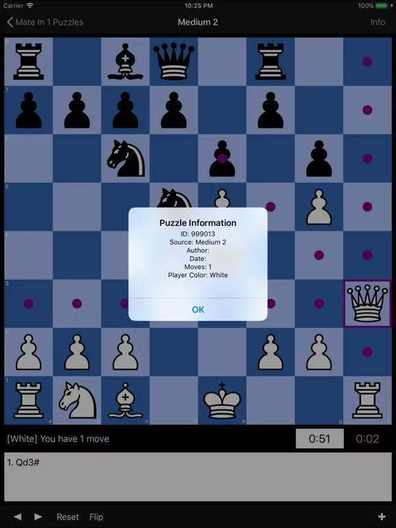 Изображение игры: Mate in 1 Chess Puzzles