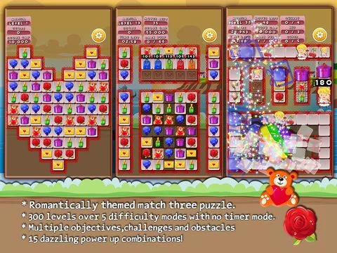 Изображение игры: Love Drops - Match three puzzle