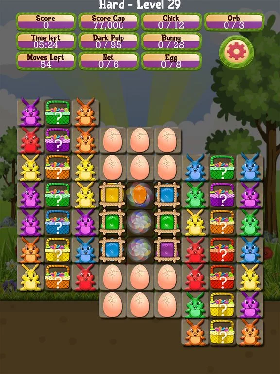 Изображение игры: Bunny Drops 2 - Match 3 puzzle