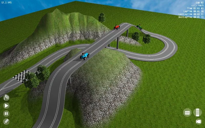 Изображение игры: Slot Car Racing 3D