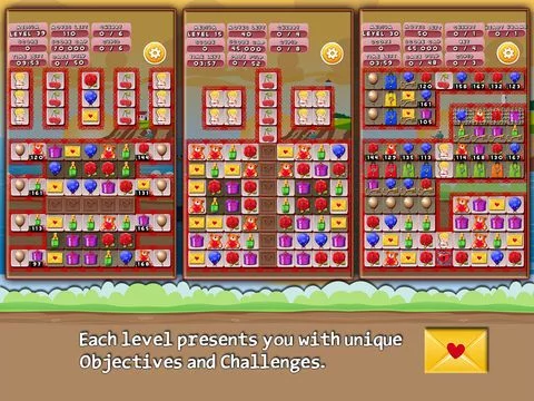 Изображение игры: Love Drops - Match three puzzle