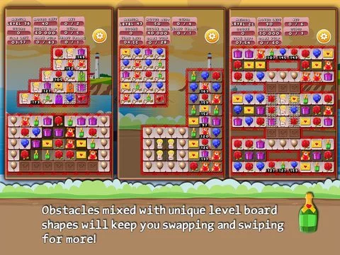 Изображение игры: Love Drops - Match three puzzle