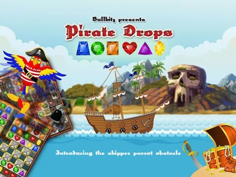 Изображение игры: Pirate Drops - Match three puzzle