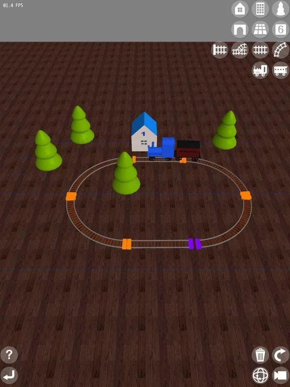 Изображение игры: Toy Train 3D