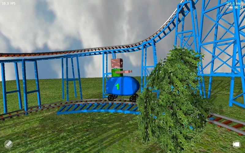 Изображение игры: Toy RollerCoaster 3D