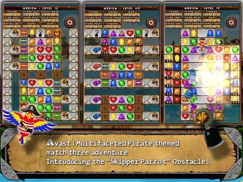 Изображение игры: Pirate Drops - Match three puzzle