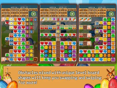 Изображение игры: Bunny Drops - Match three puzzle