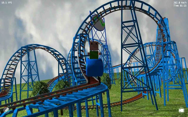 Изображение игры: Toy RollerCoaster 3D