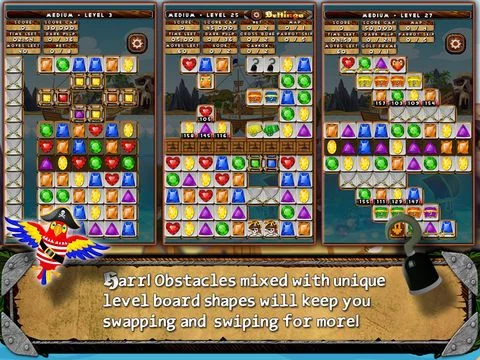 Изображение игры: Pirate Drops - Match three puzzle
