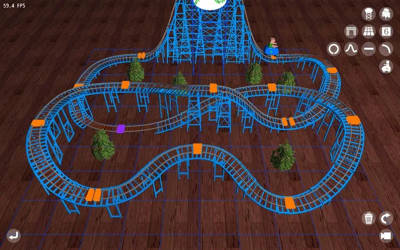 Изображение игры: Toy RollerCoaster 3D