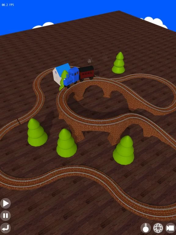 Изображение игры: Toy Train 3D