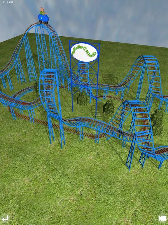 Изображение игры: Toy RollerCoaster 3D