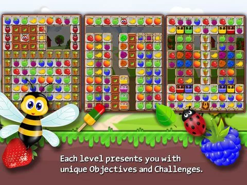 Изображение игры: Fruit Drops 3 - Match three puzzle