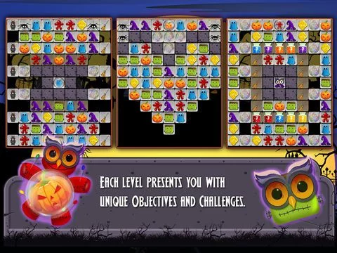 Изображение игры: Halloween Drops 2 - Match three puzzle