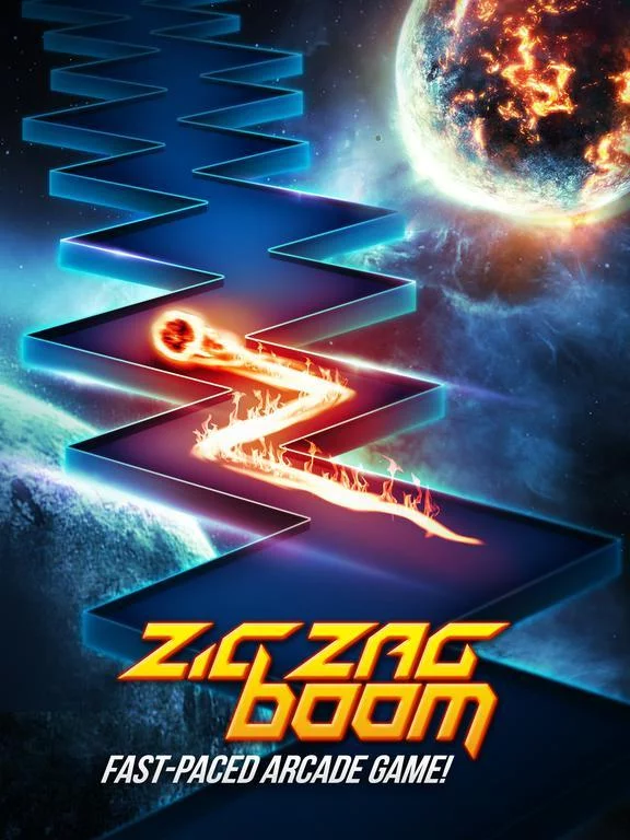 Изображение игры: Zig Zag Boom