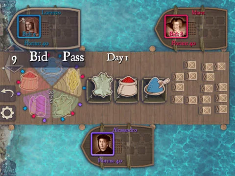 Изображение игры: Reiner Knizia's Medici HD