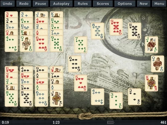Изображение игры: Solitaire 3D for iPad