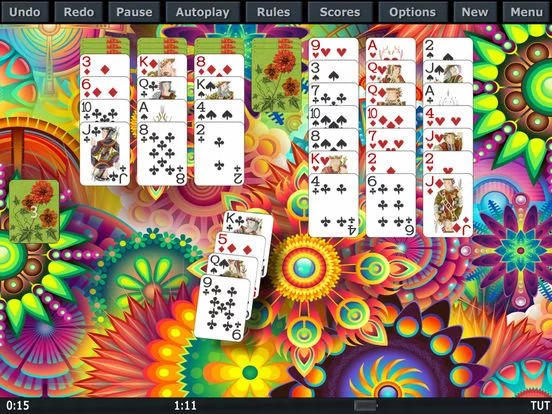 Изображение игры: Solitaire 3D for iPad