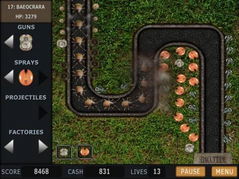 Изображение игры: Bug Defender HD