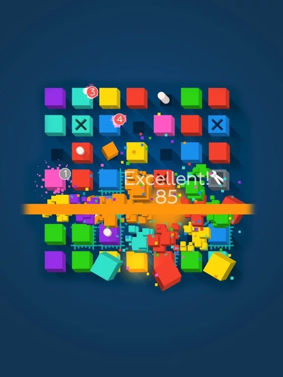 Изображение игры: 3 Cubes Endless: Puzzle Blocks