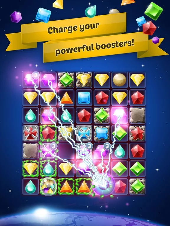 Изображение игры: Jewel Galaxy: Infinite Puzzle