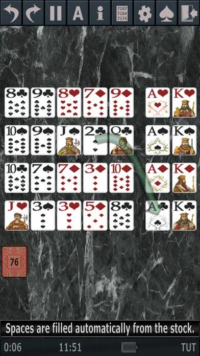 Изображение игры: Solitaire 3D.