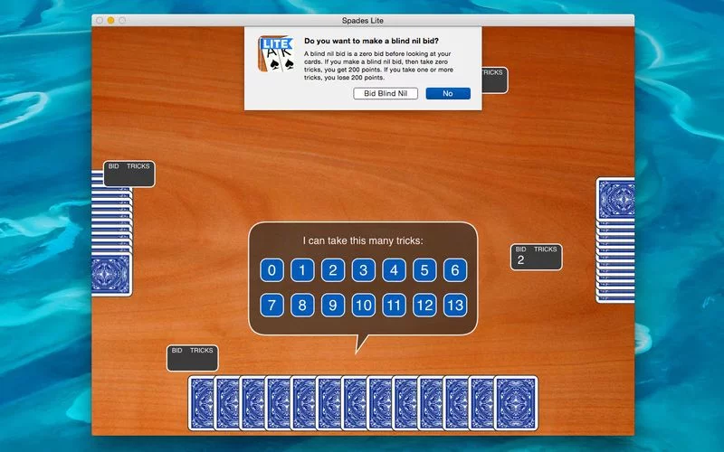 Изображение игры: Spades Lite