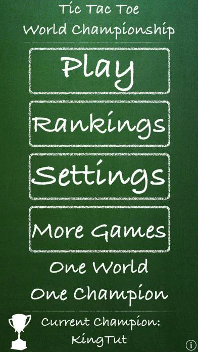 Изображение игры: Tic Tac Toe World Championship Free!