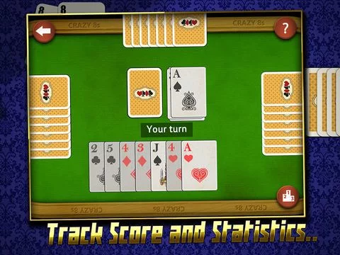 Изображение игры: Crazy Eights!