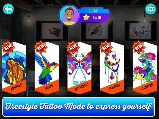 Изображение игры: Tattoo Design Studio+