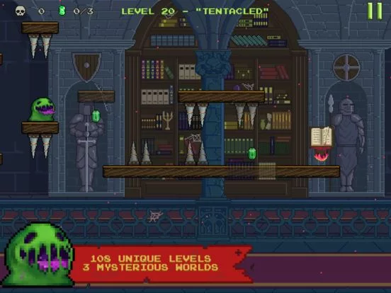 Изображение игры: Monster Run. Free pixel-art platformer