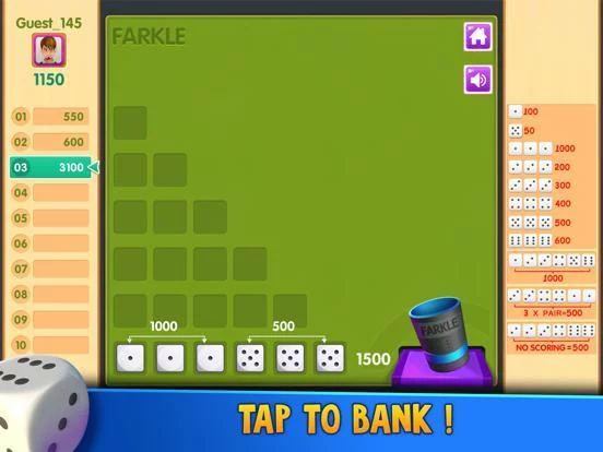 Изображение игры: Farkle Free!
