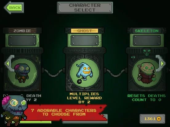Изображение игры: Monster Run. Free pixel-art platformer
