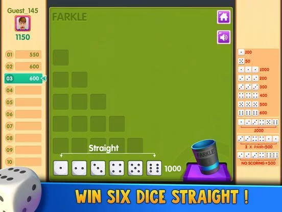 Изображение игры: Farkle Free!