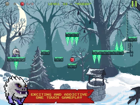 Изображение игры: Monster Run. Free pixel-art platformer