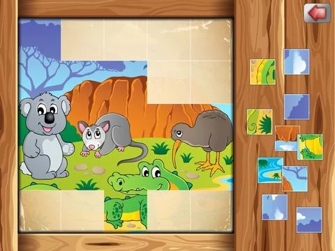Изображение игры: Amusing Kids Puzzles - cute scenes for kids, toddlers and families