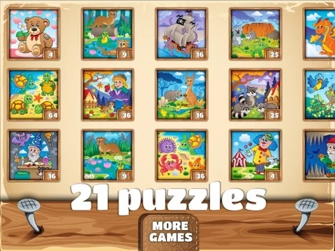 Изображение игры: Amusing Kids Puzzles - cute scenes for kids, toddlers and families