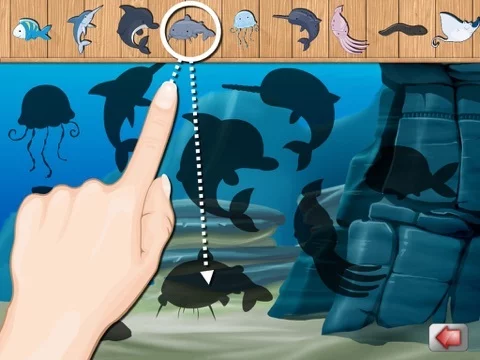 Изображение игры: Aquatic Animals - An educational Ocean puzzle for toddlers and kids