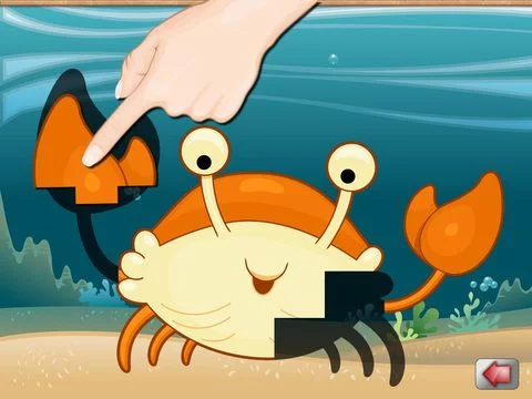 Изображение игры: Aquatic Animals - An educational Ocean puzzle for toddlers and kids