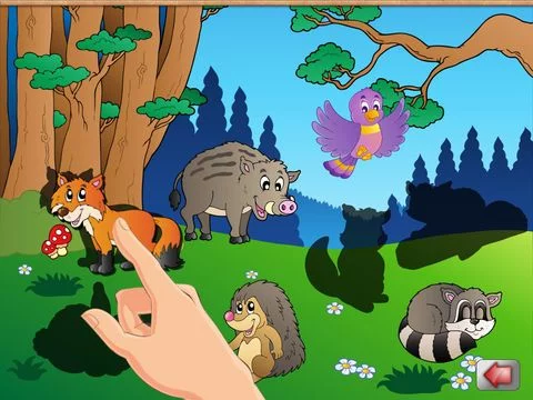 Изображение игры: Animals Around The World - free educational puzzle for toddlers and kids