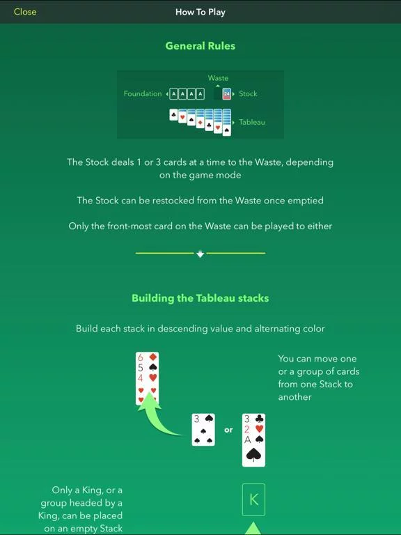 Изображение игры: Solitaire 7: A quality app to play Klondike