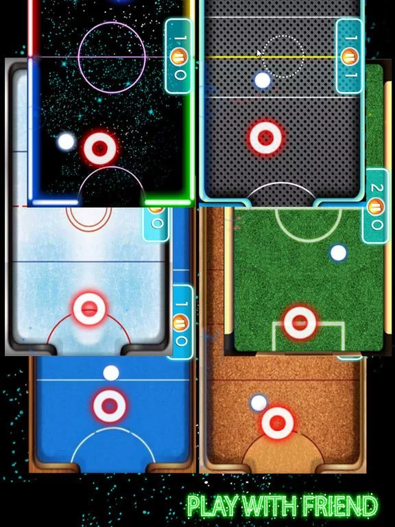 Изображение игры: Air Hockey HD - 2 Player