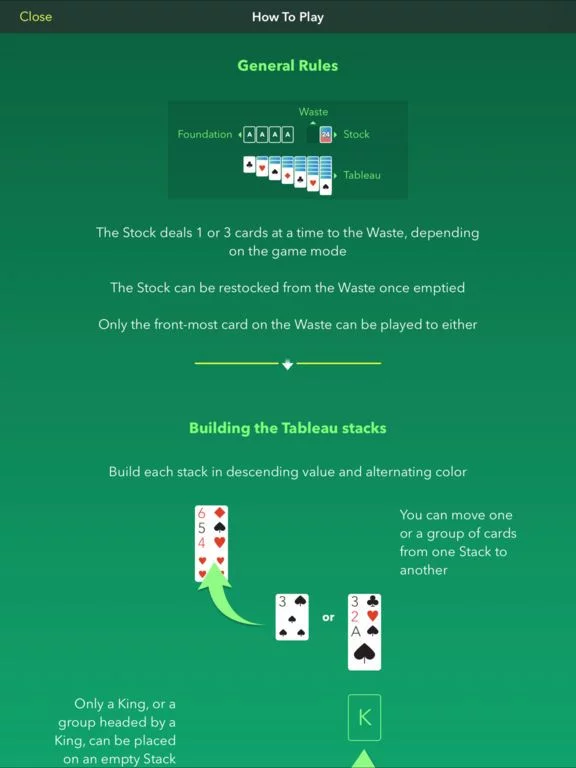 Изображение игры: Solitaire 7: A quality app to play Klondike