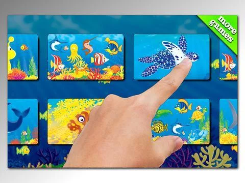Изображение игры: An ocean puzzle for toddlers