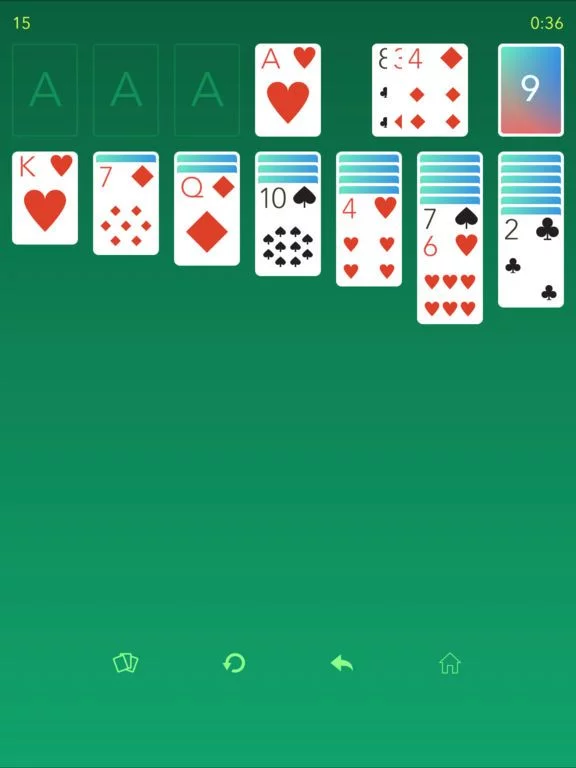 Изображение игры: Solitaire 7: A quality app to play Klondike