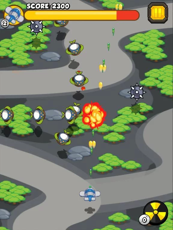Изображение игры: Sky Hawk - Pocket Arcade Shooter