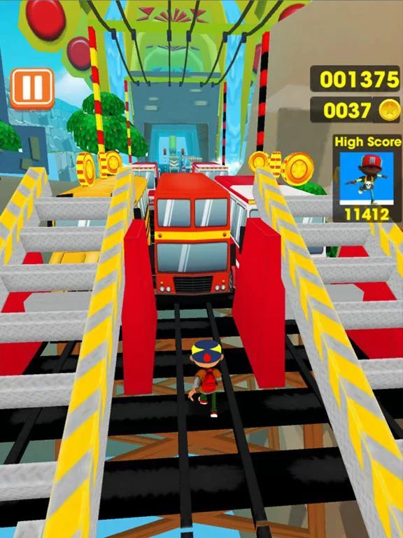 Изображение игры: Train Surfers: Runer Dash On Road