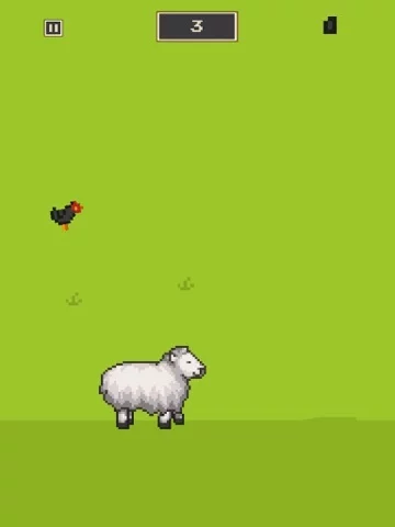 Изображение игры: Flappy Chicken: The Bird Who Wished to Fly