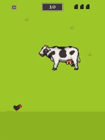 Изображение игры: Flappy Chicken: The Bird Who Wished to Fly