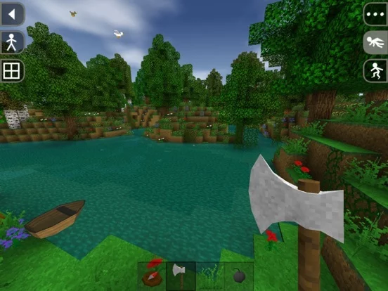 Изображение игры: Survivalcraft Day One